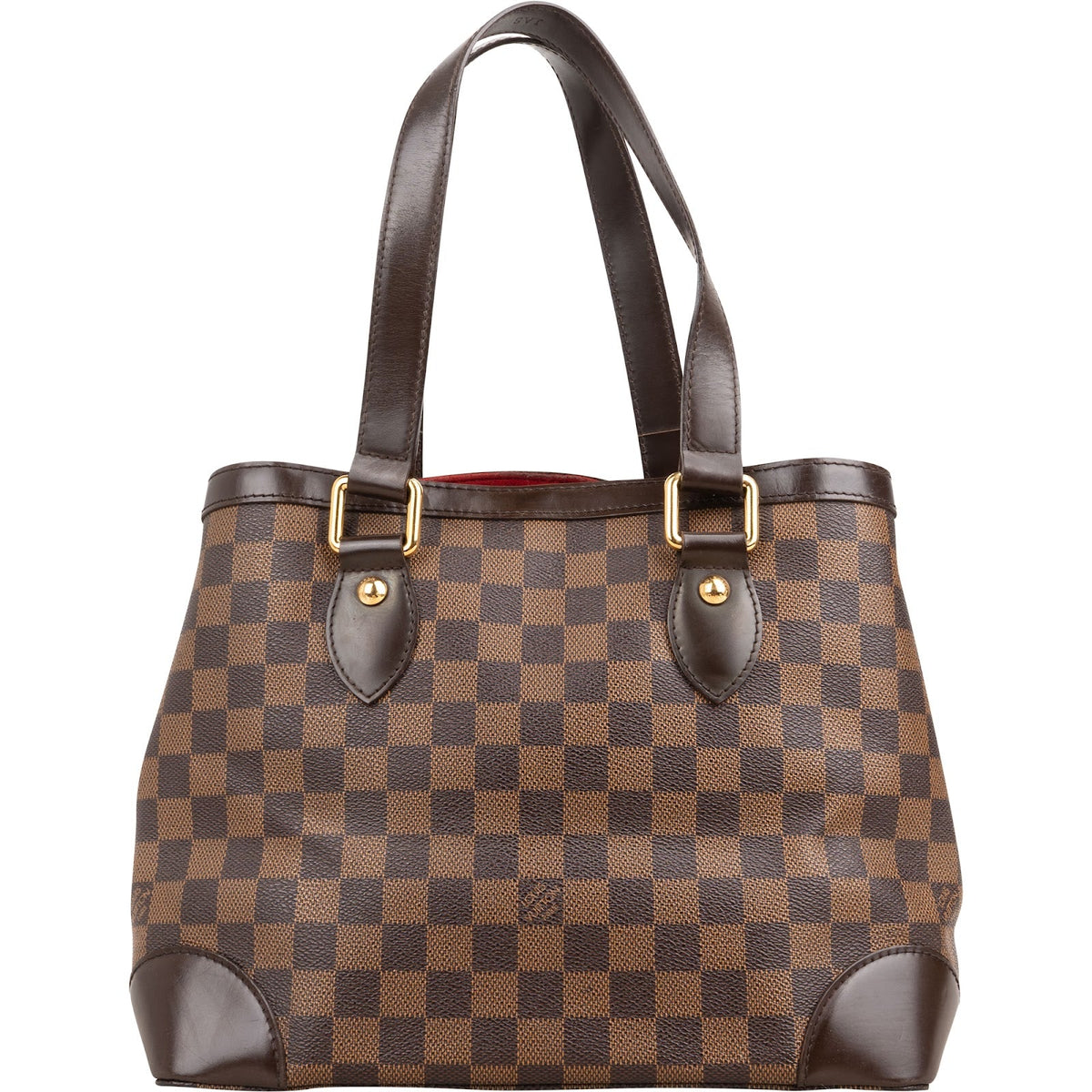 Borsa a spalla Louis Vuitton Hampstead PM in tela Monogram Damier Ebene