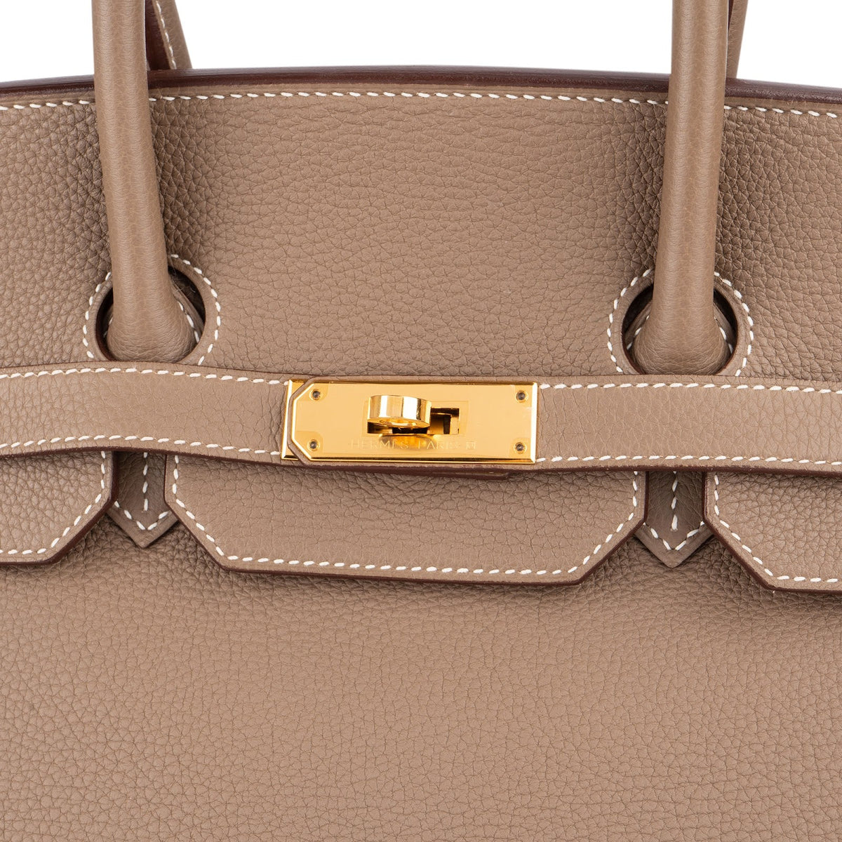 Hermès Taupe Togo Leder Birkin 35 Handtasche (2023), Bild 3 von 16