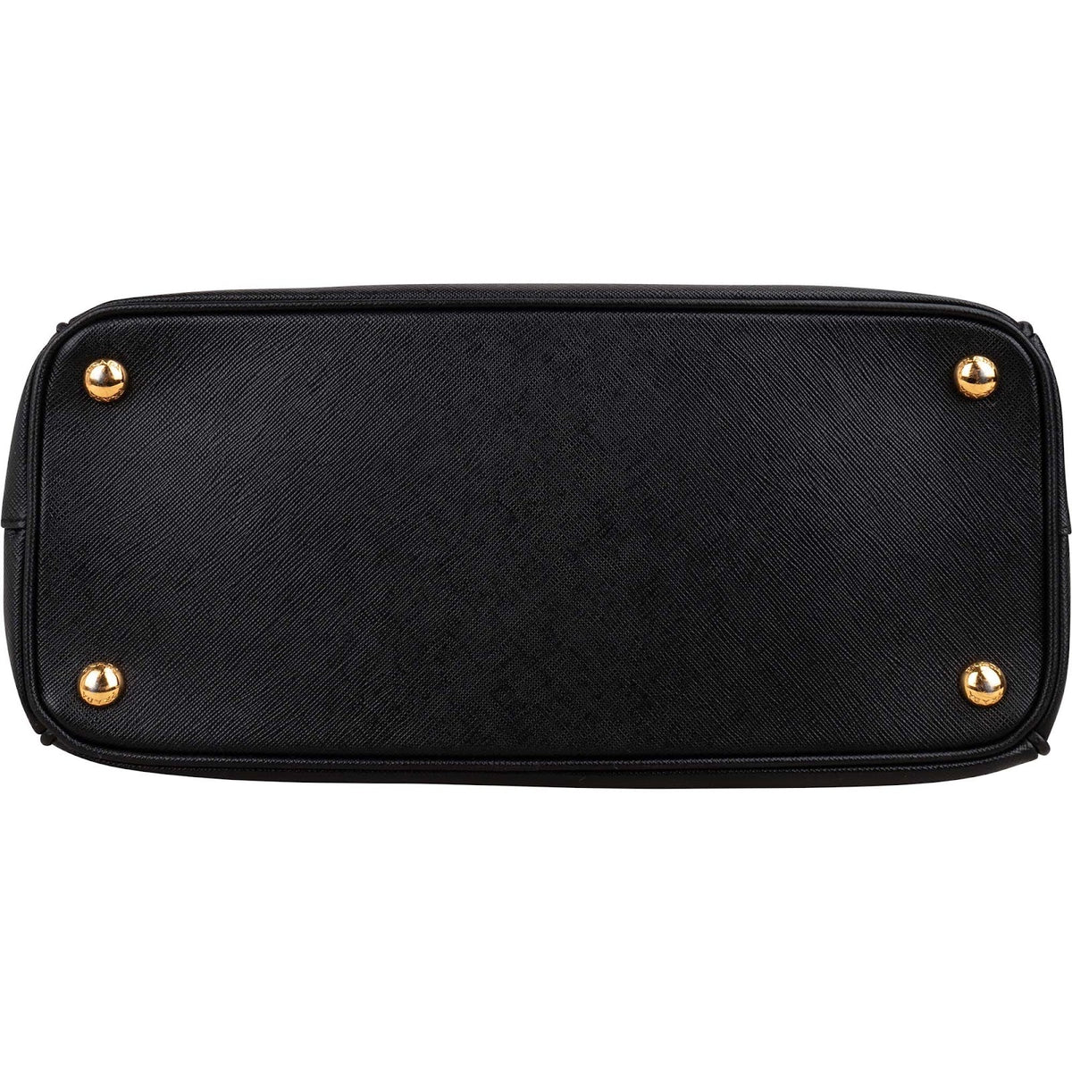 Borsa a mano piccola Galleria Prada in pelle Saffiano Noir