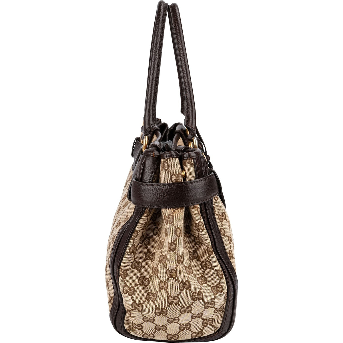 Gucci Monogram GG Canvas Leder Running Handtasche, Bild 4 von 12