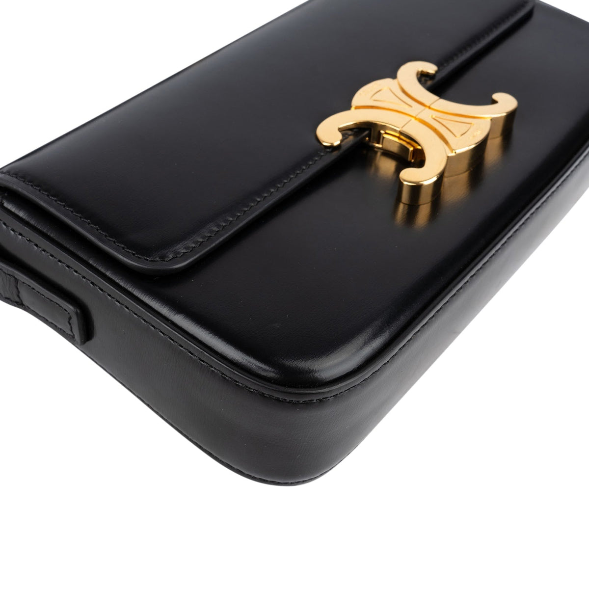 Celine Shiny Smooth Teen Triomphe Schultertasche, Bild 7 von 10