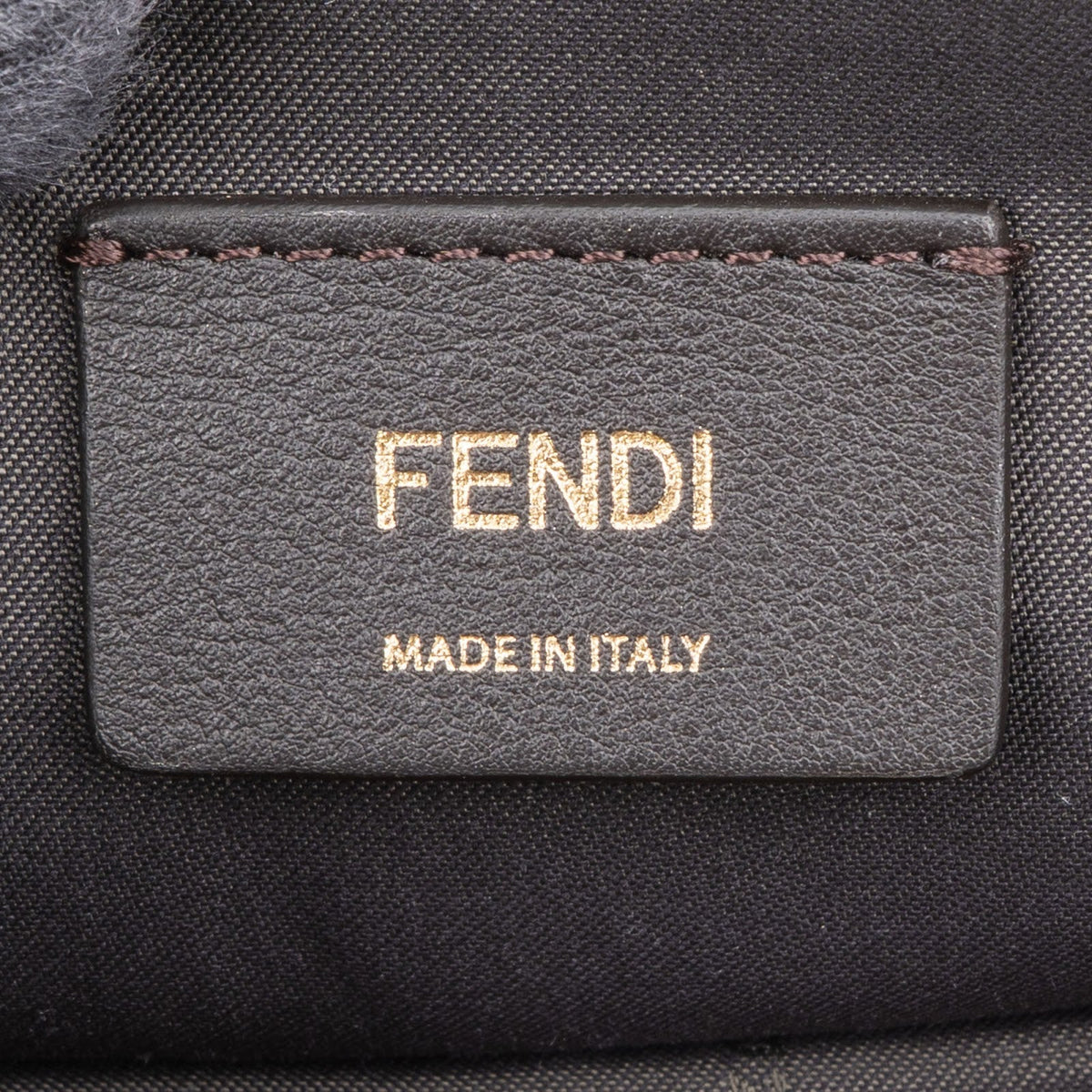 Fendi Monogram FF gepreegde lederen "F is" Belt crossbody tas