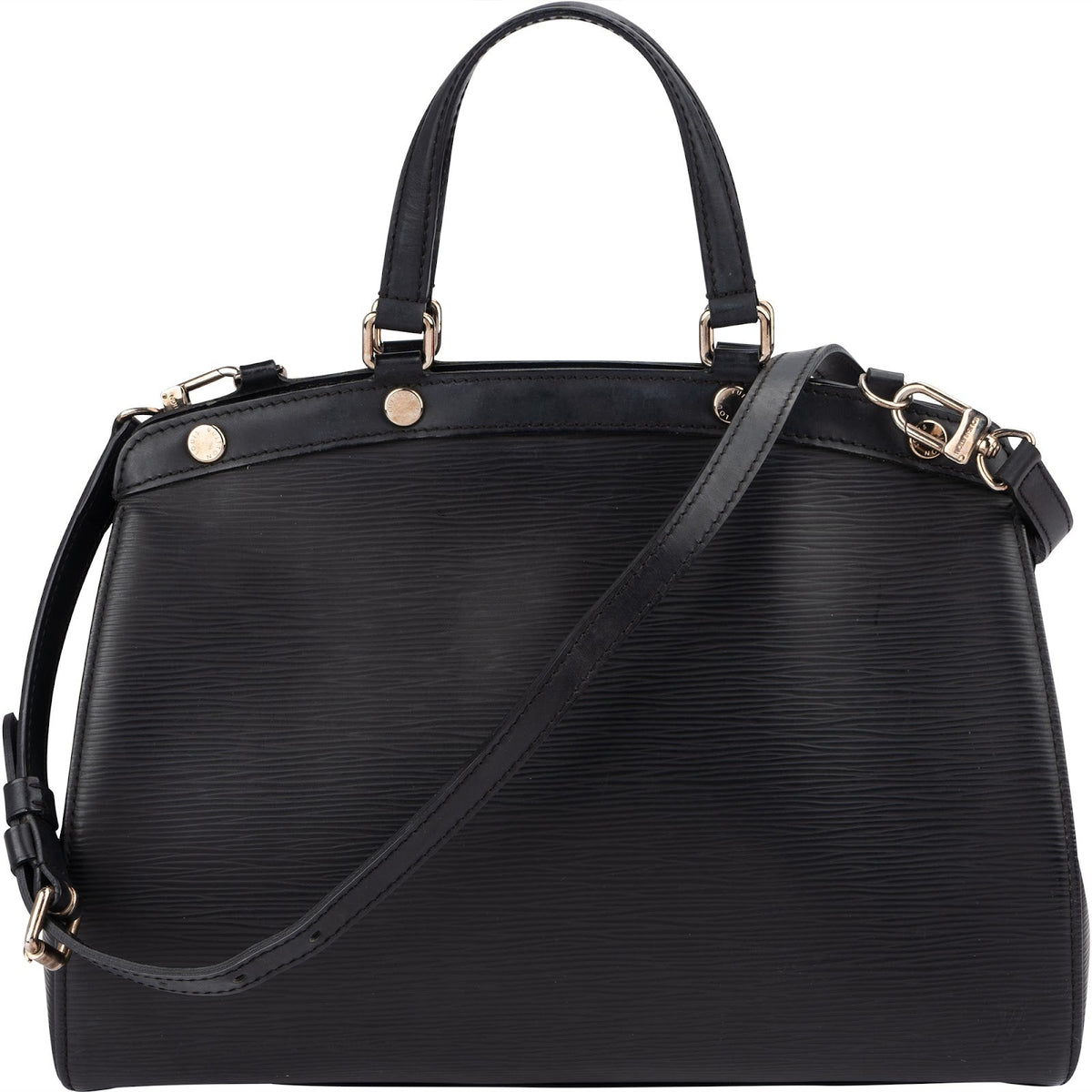 Sac à main Louis Vuitton Brea MM en cuir Epi noir