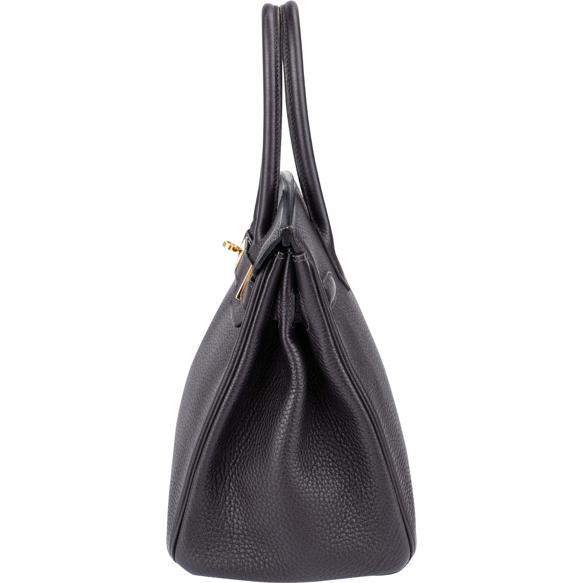 Bolso Hermès Birkin 30 de piel Togo en color azul oscuro (Prunoir)