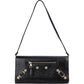 Balenciaga Black Leather Classic City Wallet On Strap Shoulder Bag