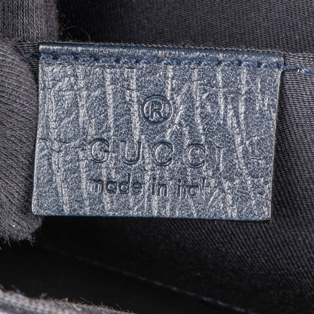 Gucci Blau Leder GG Supreme Web Belt Umhängetasche, Bild 7 von 9