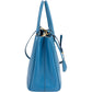Prada Blue Saffiano Leather Galleria Handbag