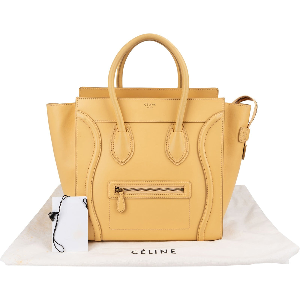 Celine Luggage Tote aus weichem Kalbsleder – Ansicht 2