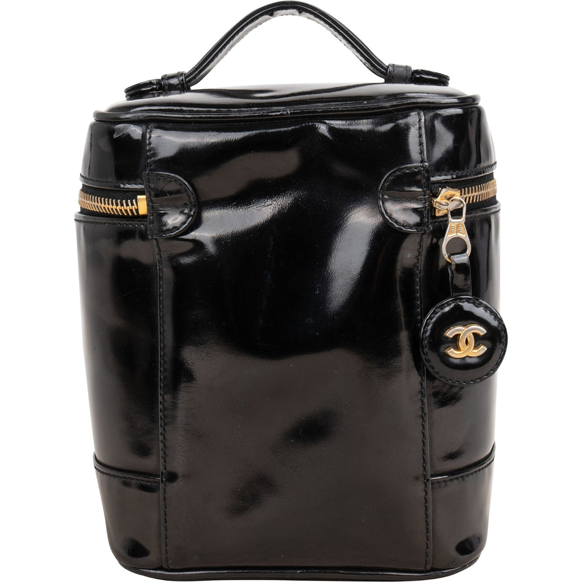 Chanel CC Vanity Case Lackleder, Bild 5 von 11