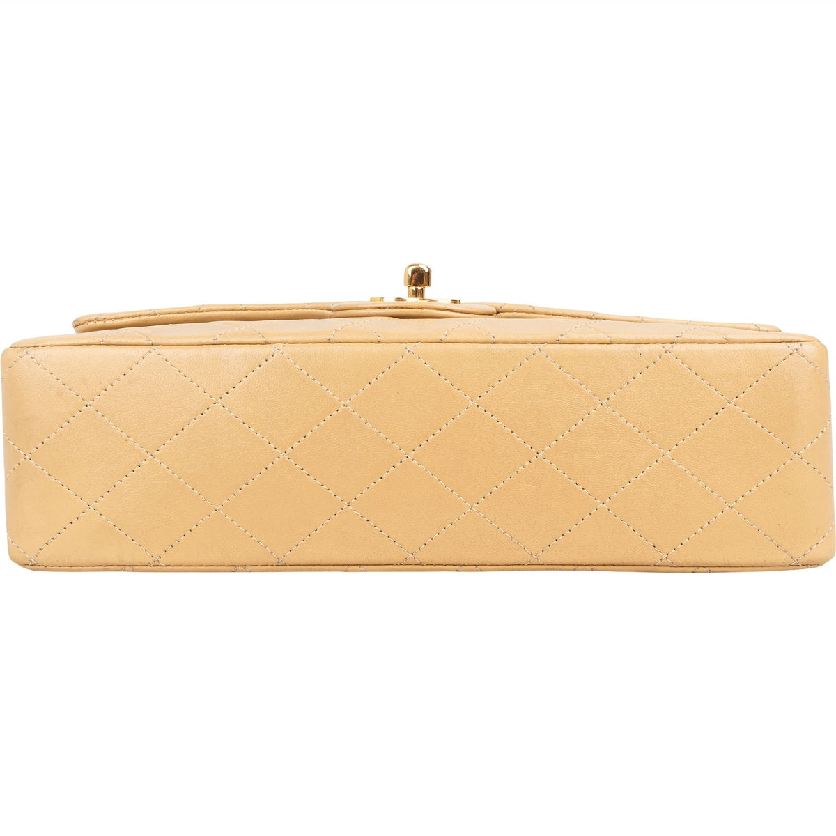 Chanel Lammleder Gold Medium Double Flap Schultertasche, Bild 6 von 16
