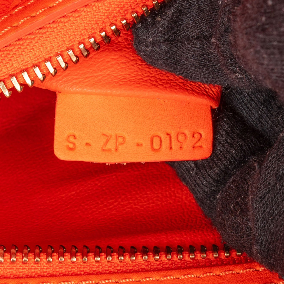 Bolso de mano Céline Luggage en piel de becerro naranja