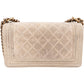 Chanel Quilted Iridescent Medium Boy Single Flap Crossbody Bag