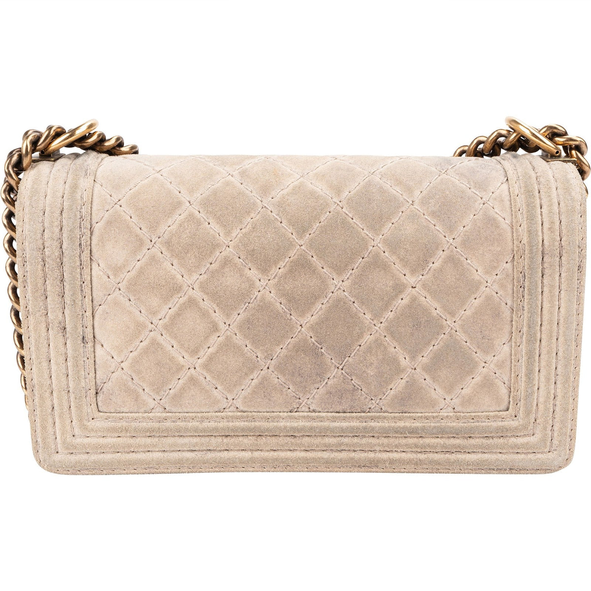 Chanel Quilted Iridescent Medium Boy Single Flap Crossbody Bag
