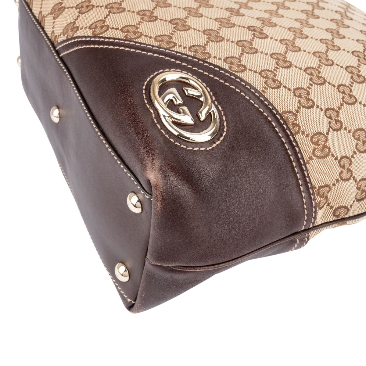 Gucci Monogram GG Canvas D-Ring Interlocking GG Tote, Bild 7 von 10