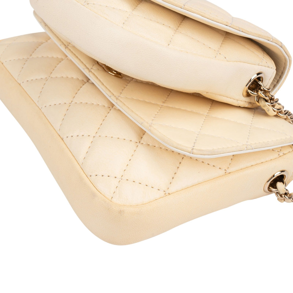 Chanel Multi-Pochette Small Single Flap aus gestepptem Lammleder – Ansicht 7