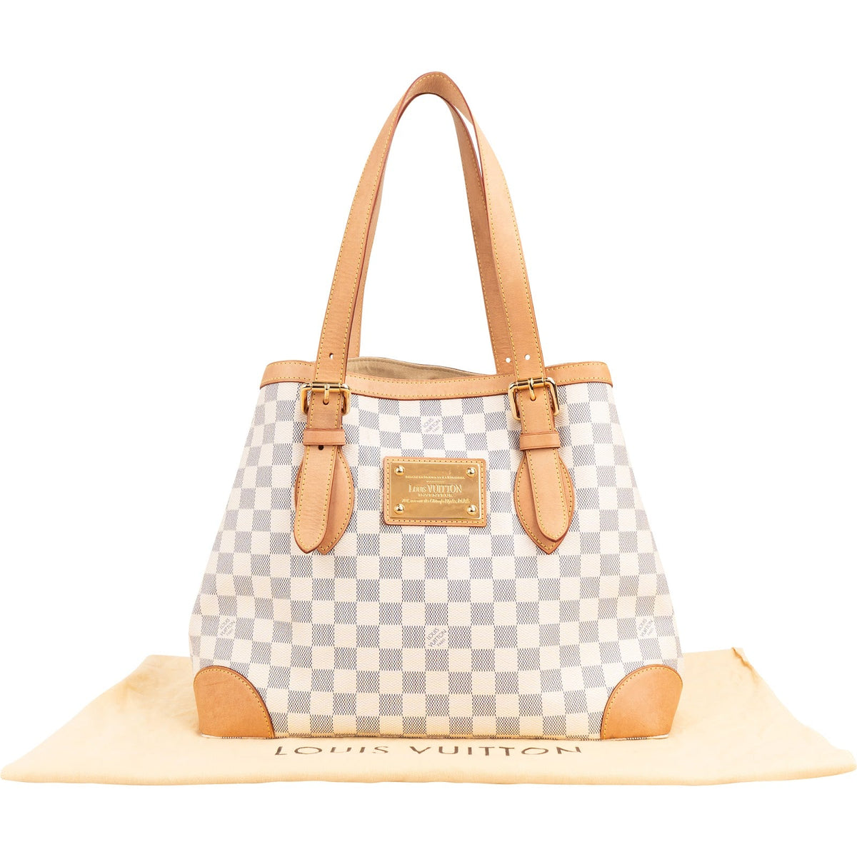 Louis Vuitton Damier Azur Hampstead MM Schultertasche, Bild 2 von 11