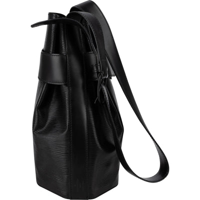 Sac porté épaule Louis Vuitton Sac de Paul PM en cuir Épi noir