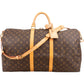 Louis Vuitton Monogram Canvas Keepall 55 Bandoulière Travel Bag
