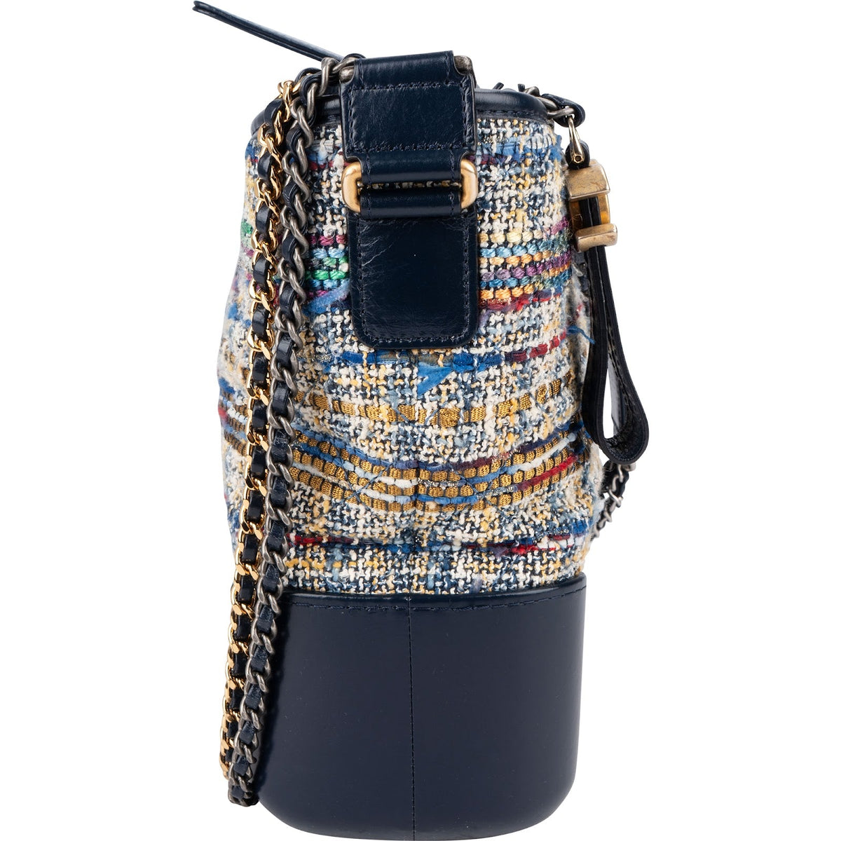 Borsa a tracolla Chanel Gabrielle in tweed e pelle di agnello