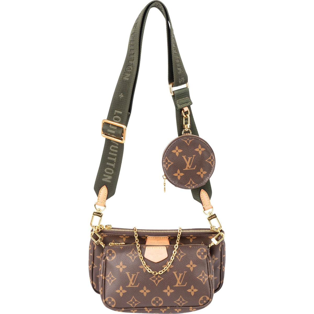 Sac bandoulière Multi Pochette Accessoires en toile Monogram Louis Vuitton