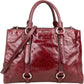 Miu Miu Vitello Lux Shine Leather Tote Buckle Handbag