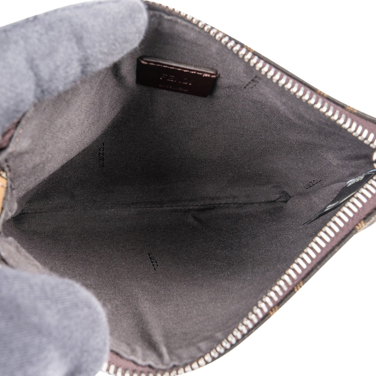 Sac bandoulière Fendi Camera en toile Zucca