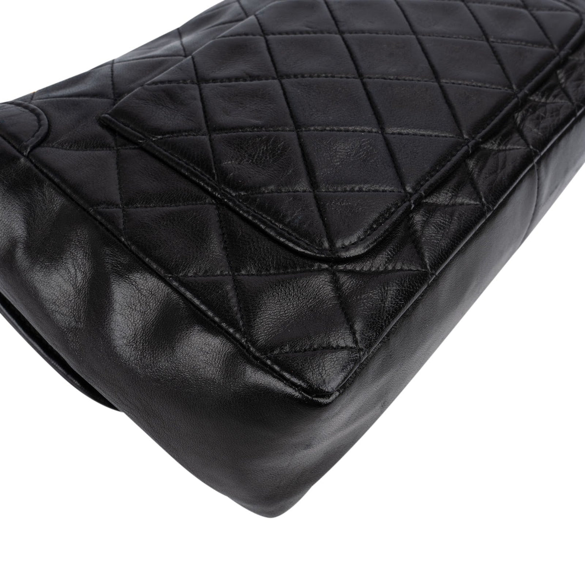 Chanel Lammleder 24K Gold Single Flap Umhängetasche, Bild 8 von 13
