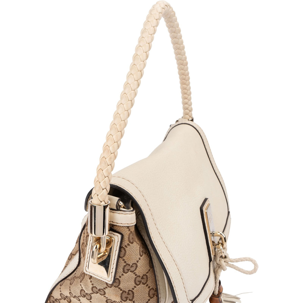 Gucci Monogram GG Canvas Bella Flap Shoulder Bag
