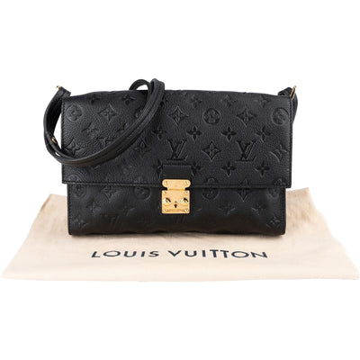 Bolso bandolera Fascinante de Louis Vuitton en piel Monogram Empreinte color negro