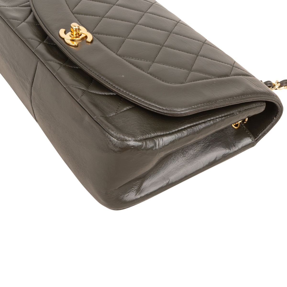 Chanel Lammleder Gold Diana Single Flap Umhängetasche, Bild 8 von 16