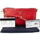 Prada Red Saffiano Leather Zip Mini Handbag