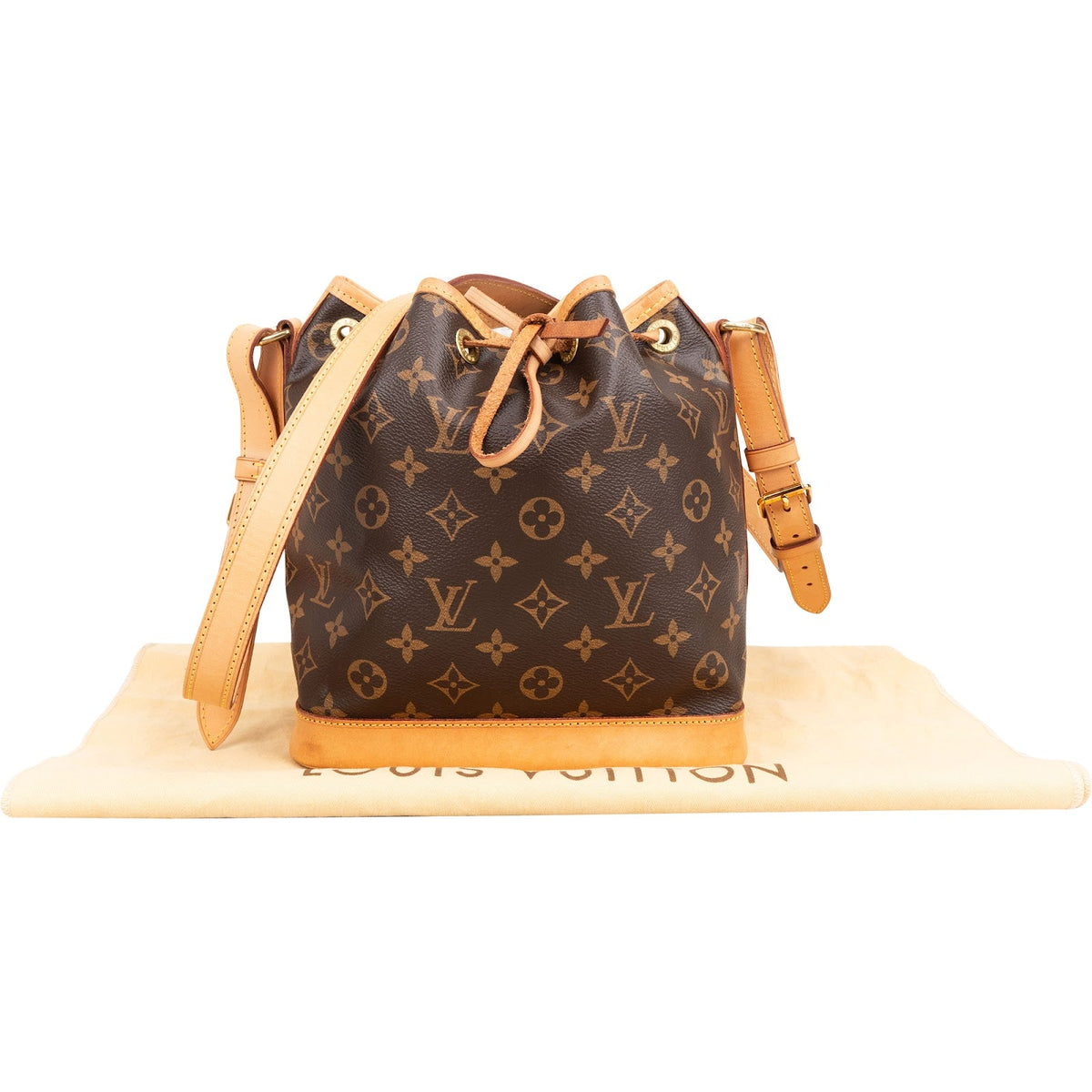 Sac bandoulière Louis Vuitton Noé BB en toile Monogram