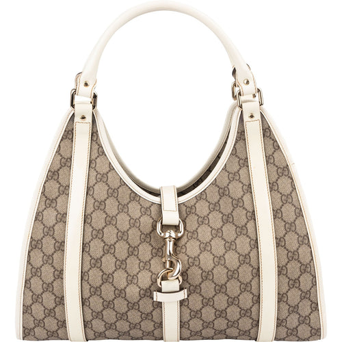 Gucci Monogram GG Supreme Canvas New Jackie Handbag
