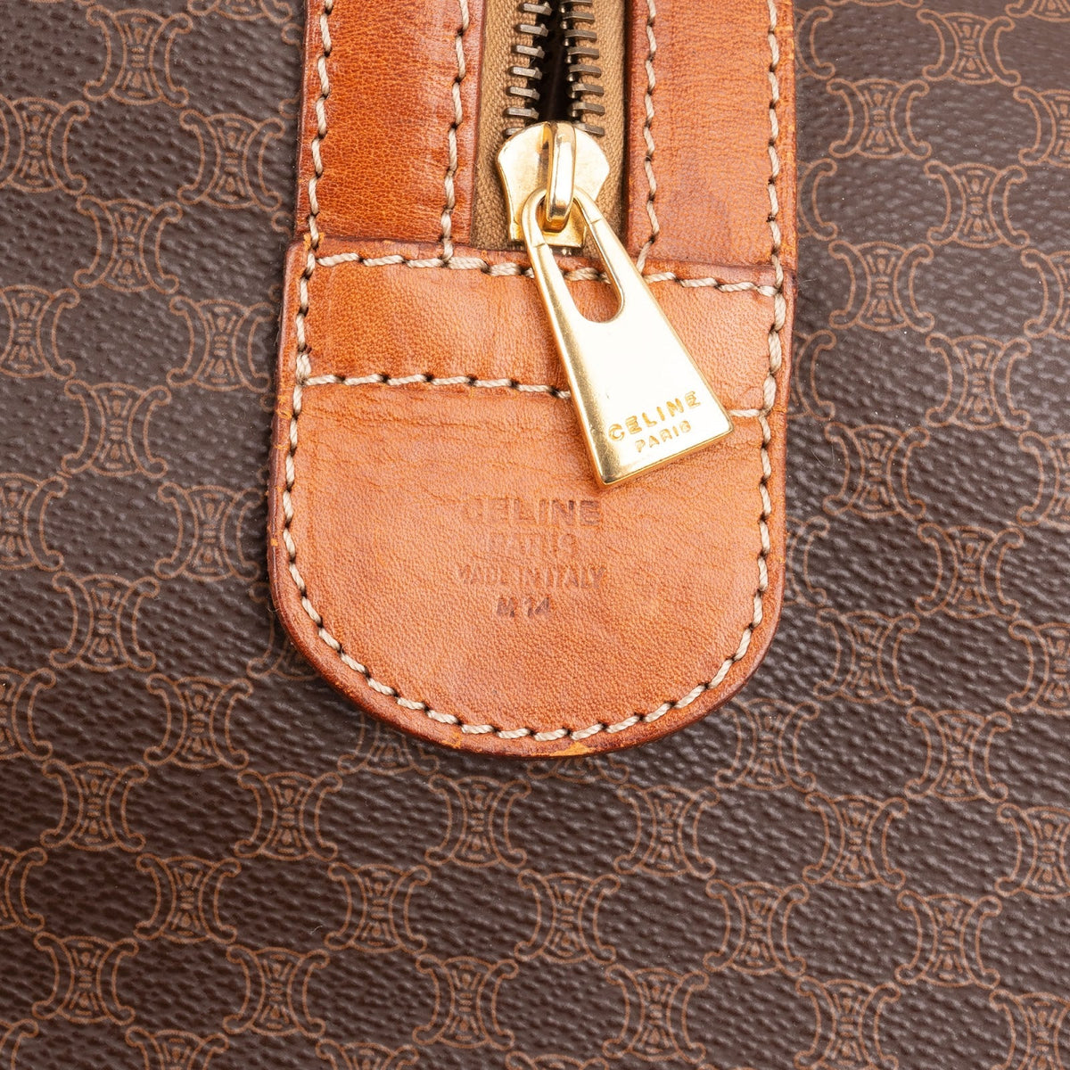 Celine Monogram Macadam Canvas Boston 45 Reisetasche, Bild 9 von 9