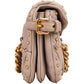 Miu Miu gewatteerde Nappa lederen met studs Turnlock schoudertas
