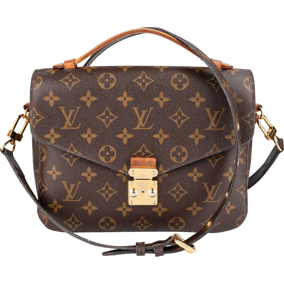 Louis Vuitton Monogram Canvas Métis aus Monogram Canvas und Vachetta-Leder – Vorderansicht