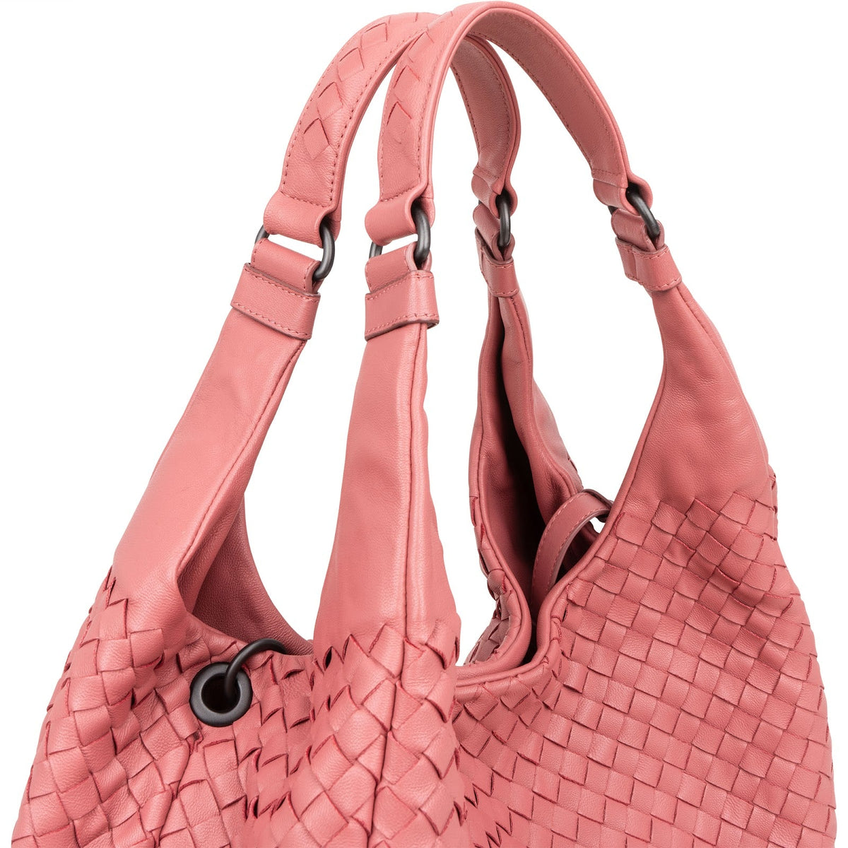 Borsa a spalla Hobo Bottega Veneta in pelle intrecciata