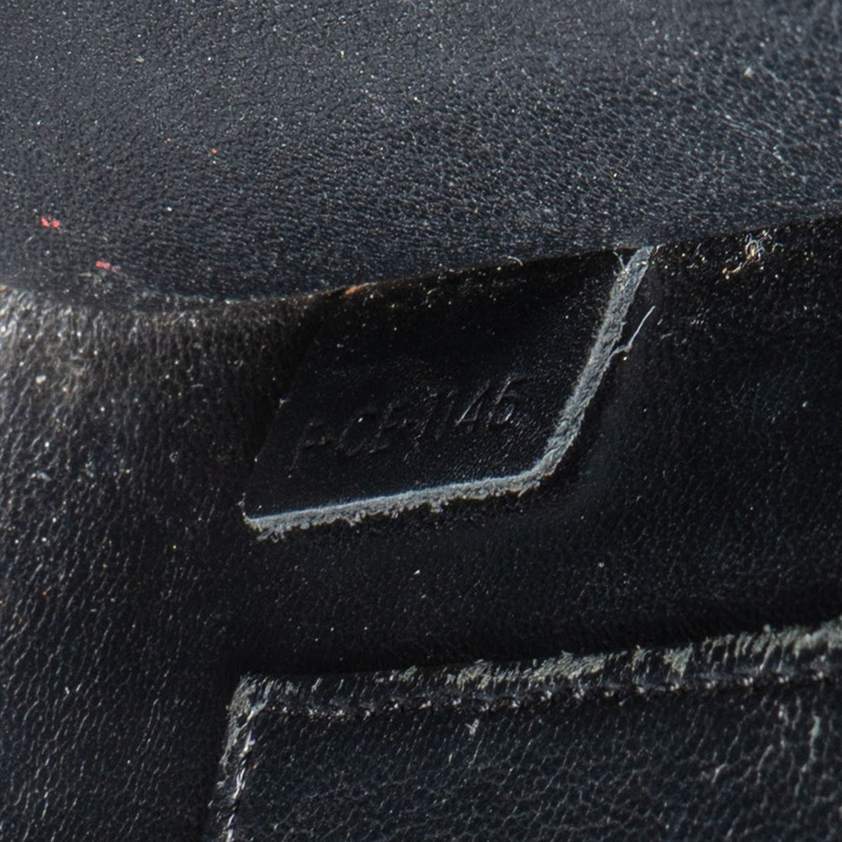 Céline Nano Luggage-handtas in driekleurig generfd suède en leer