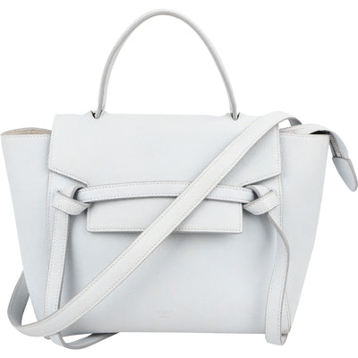 Céline Light Blue Grained Calfskin Nano Belt Bag