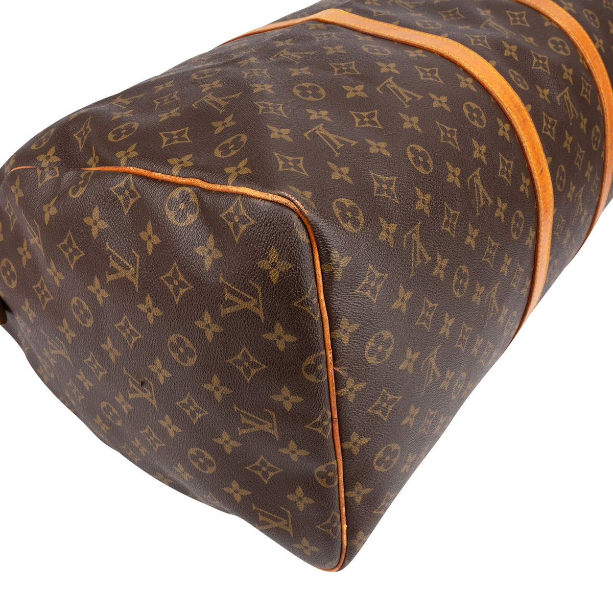 Borsa da viaggio Louis Vuitton Keepall 60 in tela Monogram