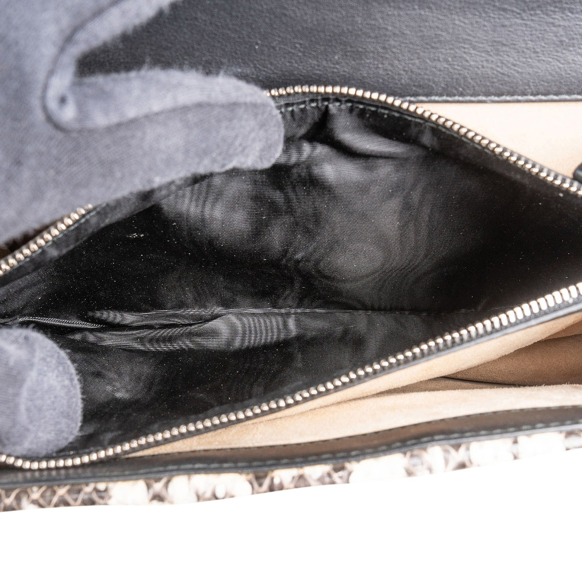 Borsa a spalla Dionysus Gucci Limited in tela GG Supreme con ricami e dettagli in pitone