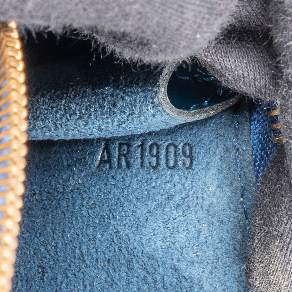 Louis Vuitton Blau Epi Pochette Accessoires Handtasche, Bild 12 von 12