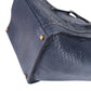 Celine Phantom aus blauem Pythonleder – Detailansicht 7