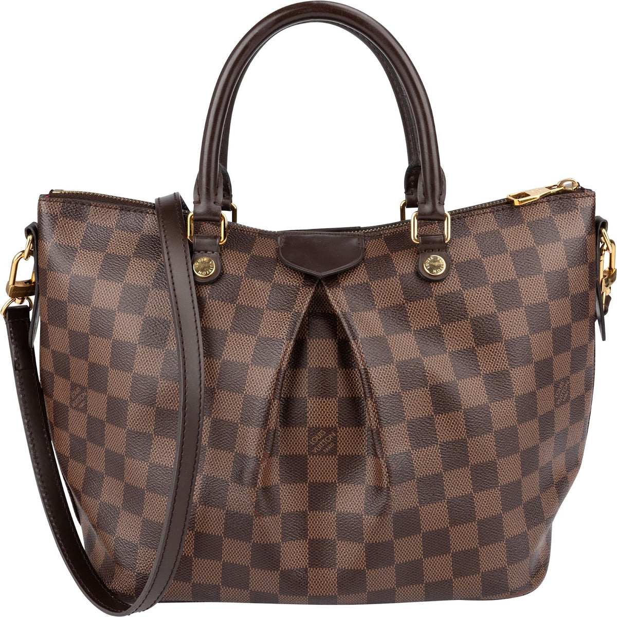 Bolso de mano Louis Vuitton Monogram Damier Ebene Siena MM