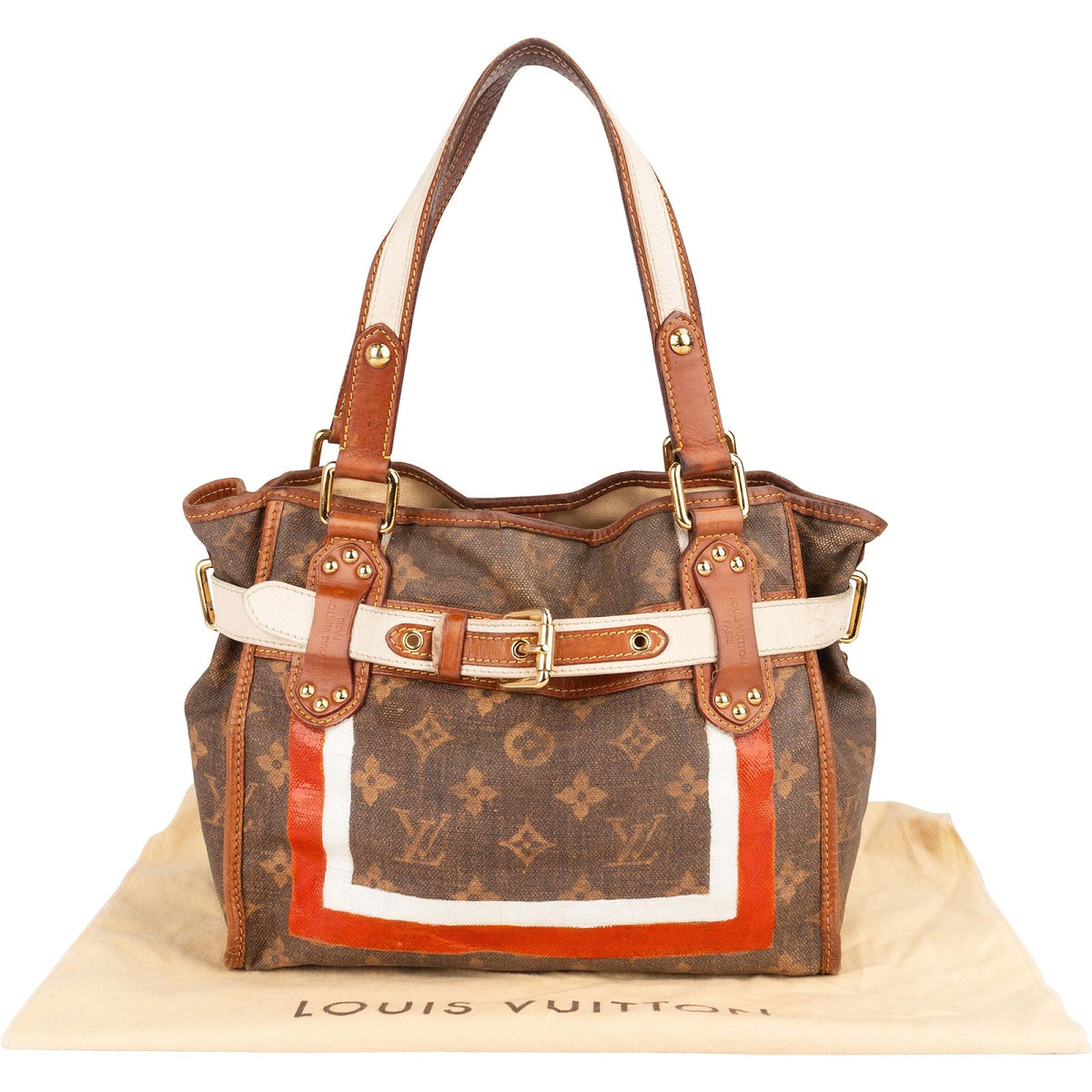 Borsa a mano Louis Vuitton Limited Monogram Tussue Rayures