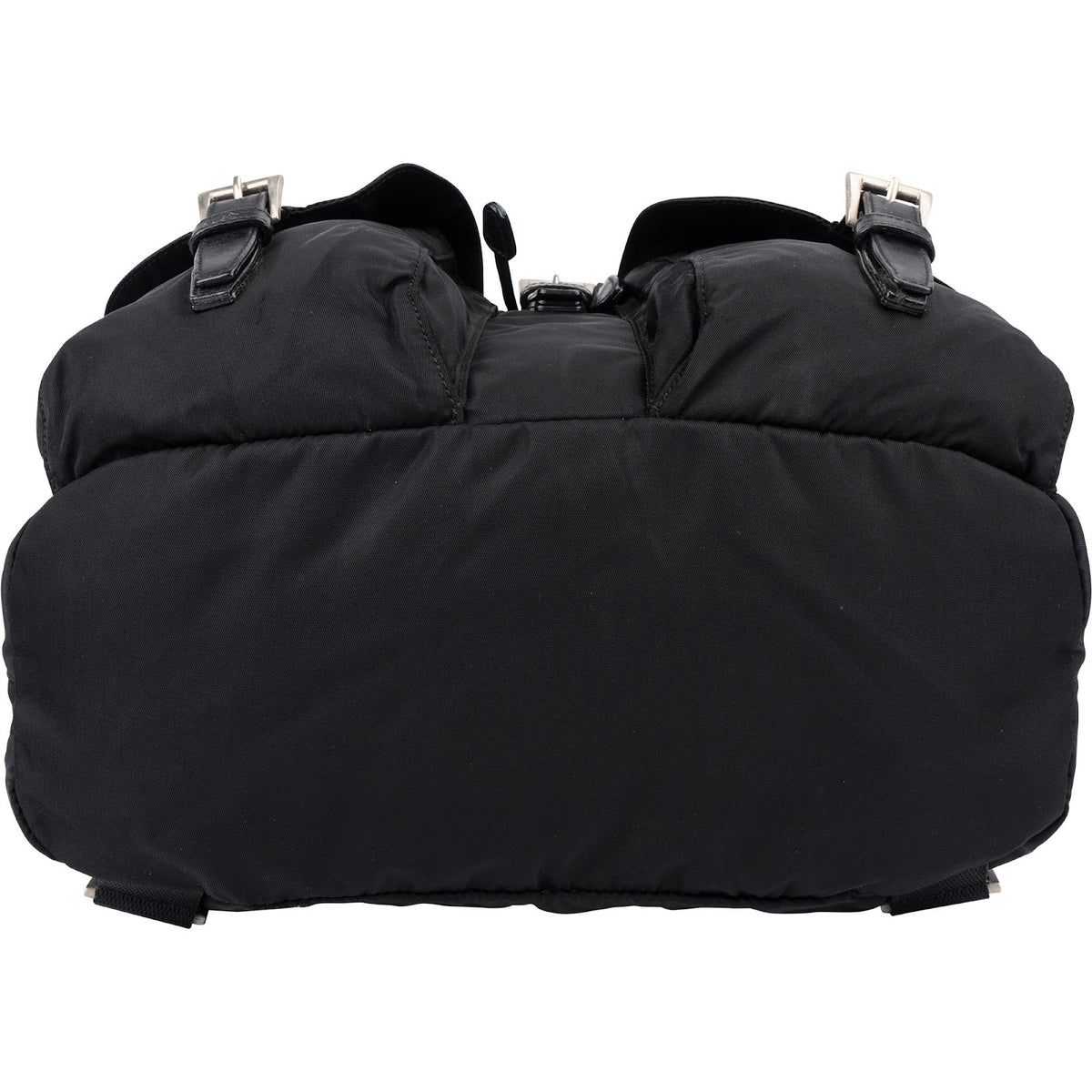 Prada Schwarz Nylon Triangle Rucksack, Bild 5 von 10