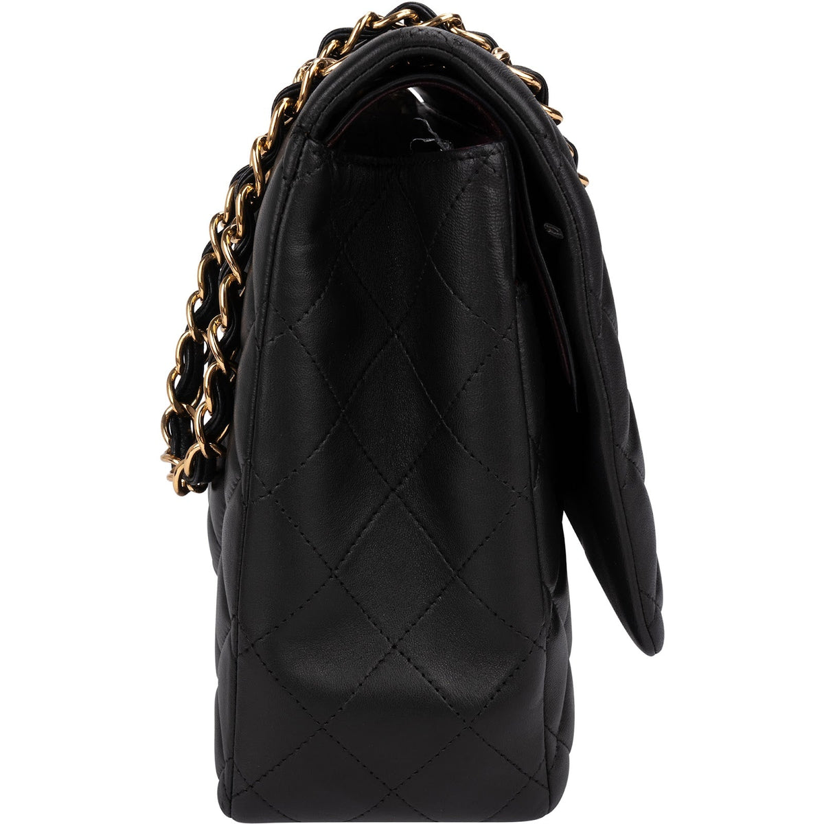 Bolso bandolera Chanel Maxi Double Flap de piel de cordero acolchada