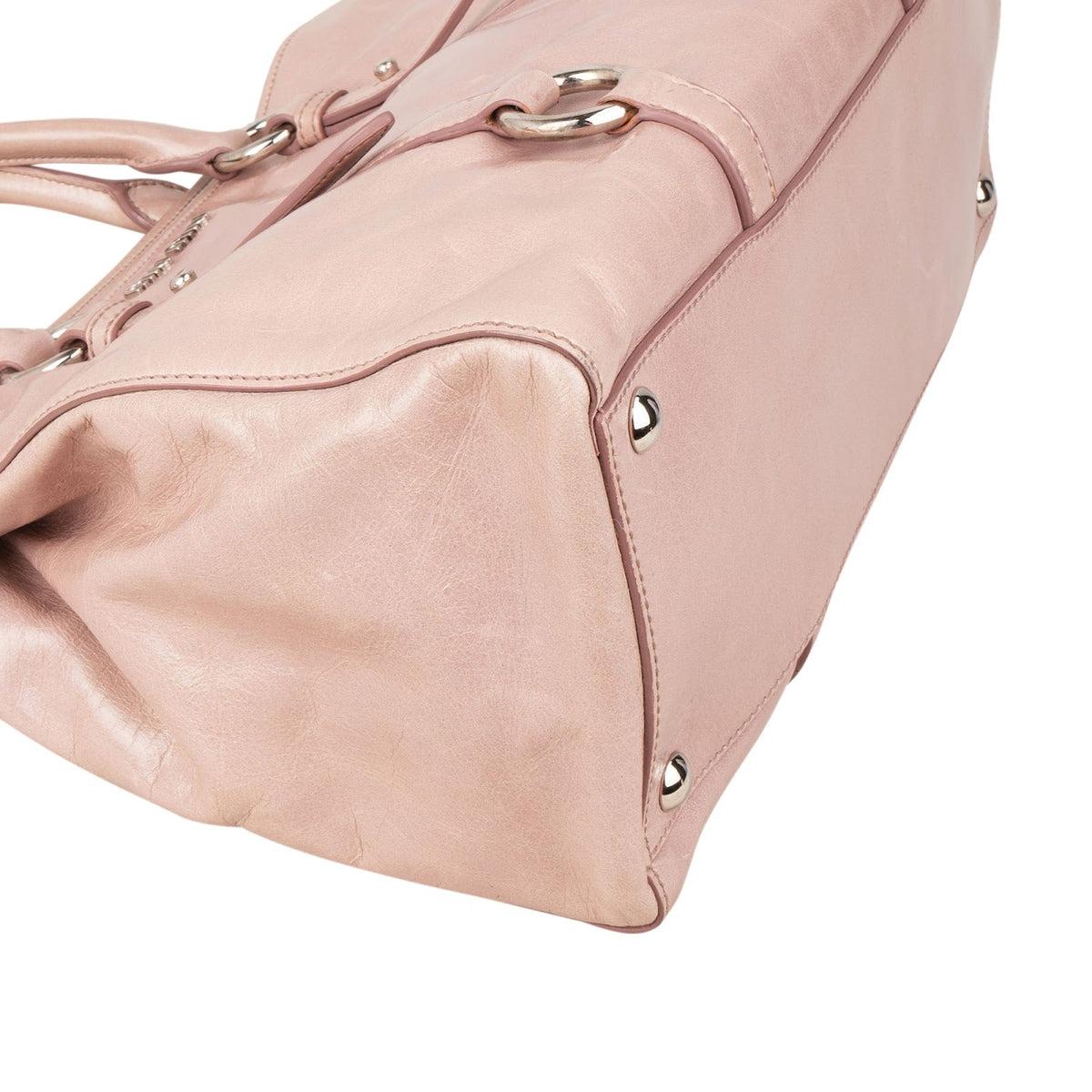 Bolso tote satchel de piel Miu Miu Vitello Lux Shine