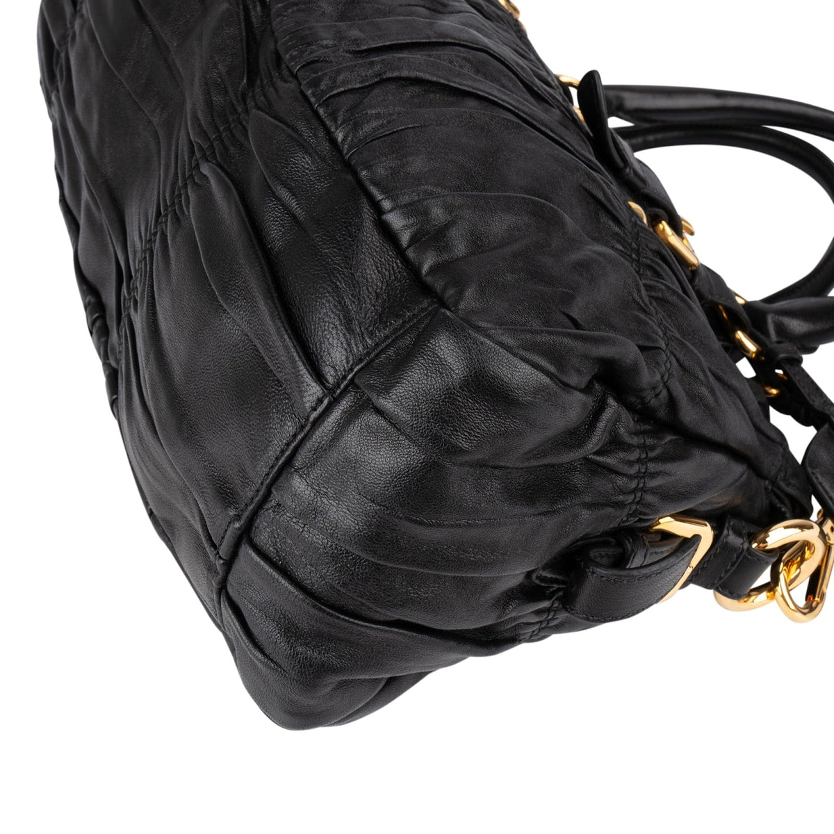 Prada Nappa Leder Gaufre Satchel Handtasche, Bild 8 von 12