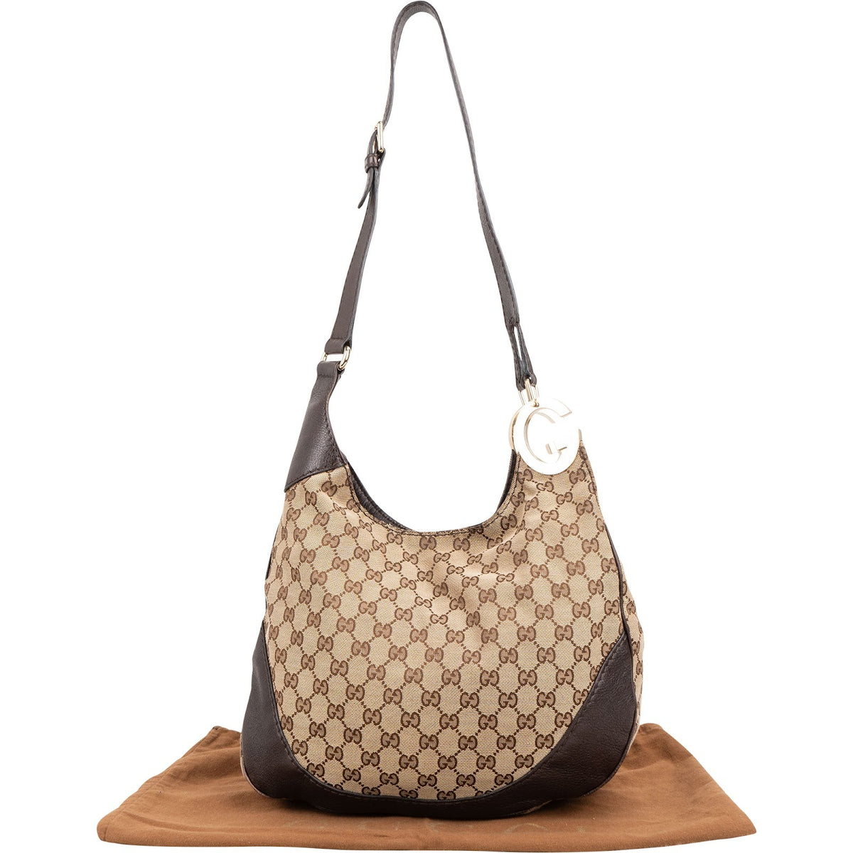 Gucci Monogram GG Canvas Britt Hobo GG Schultertasche, Bild 2 von 11
